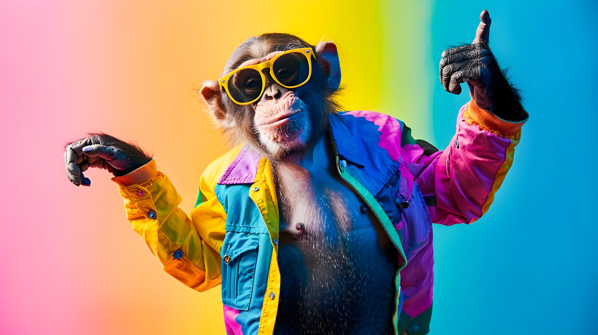 affe-mit-bunter-jacke